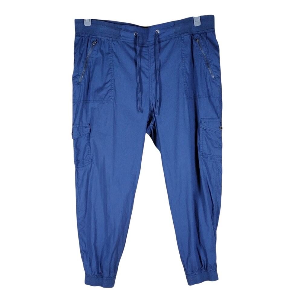 Style & Co. Women's Navy Blue Casual Outdoor Cotton Stretchy Cargo Pants